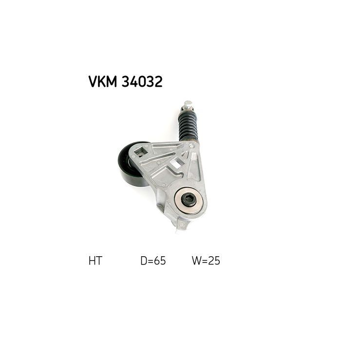 Натягувач ременя з роликом SKF VKM 34032 зображення 2