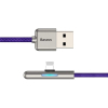 Дата кабель USB 3.1 AM to Lightning 1.0m CAL7C 1.5A 90 Purple Baseus (CAL7C-A05) зображення 3