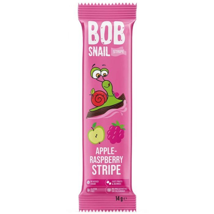 Конфета Bob Snail Улитка Боб Яблоко Малина, 14 г (4820206080738)