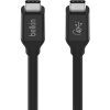 Дата кабель USB-C to USB-C 0.8m USB4 40Gbps 100W Black Belkin (INZ001BT0.8MBK) зображення 4