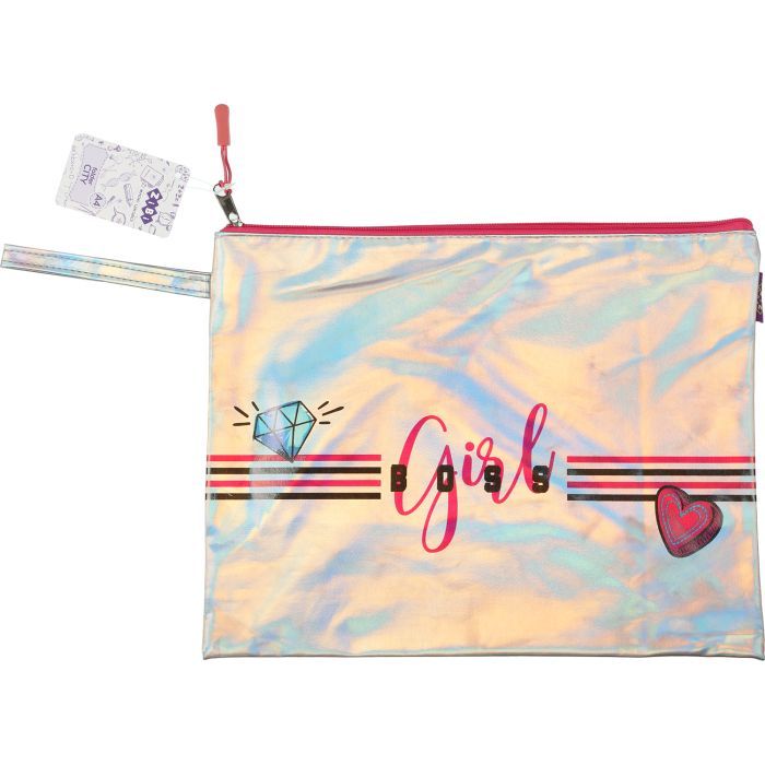 Папка для тетрадей ZiBi A4 Boss серебро (ZB.705503)