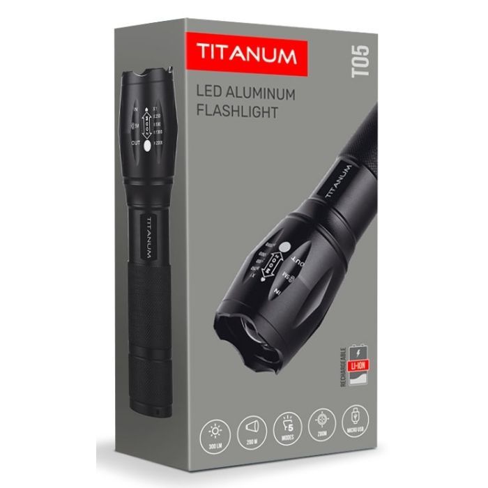 Фонарь TITANUM 300Lm 6500K (TLF-T05) изображение 2
