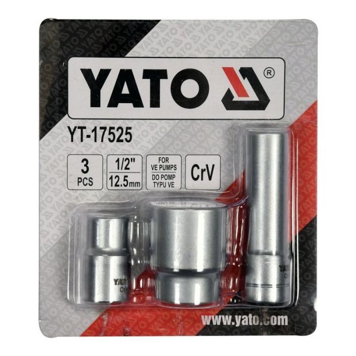 Набір головок Yato YT-17525 зображення 5
