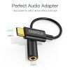 Переходник USB-C to 3.5mm F stereo-audio (CDLA) Choetech (AUX003-BK) изображение 3