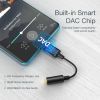Переходник USB-C to 3.5mm F stereo-audio (CDLA) Choetech (AUX003-BK) изображение 4