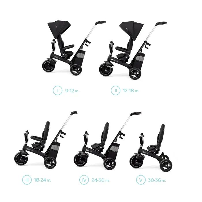 Детский велосипед Kinderkraft Easytwist Platinum Grey (KKRETWIGRY0000) (5902533914487) изображение 11