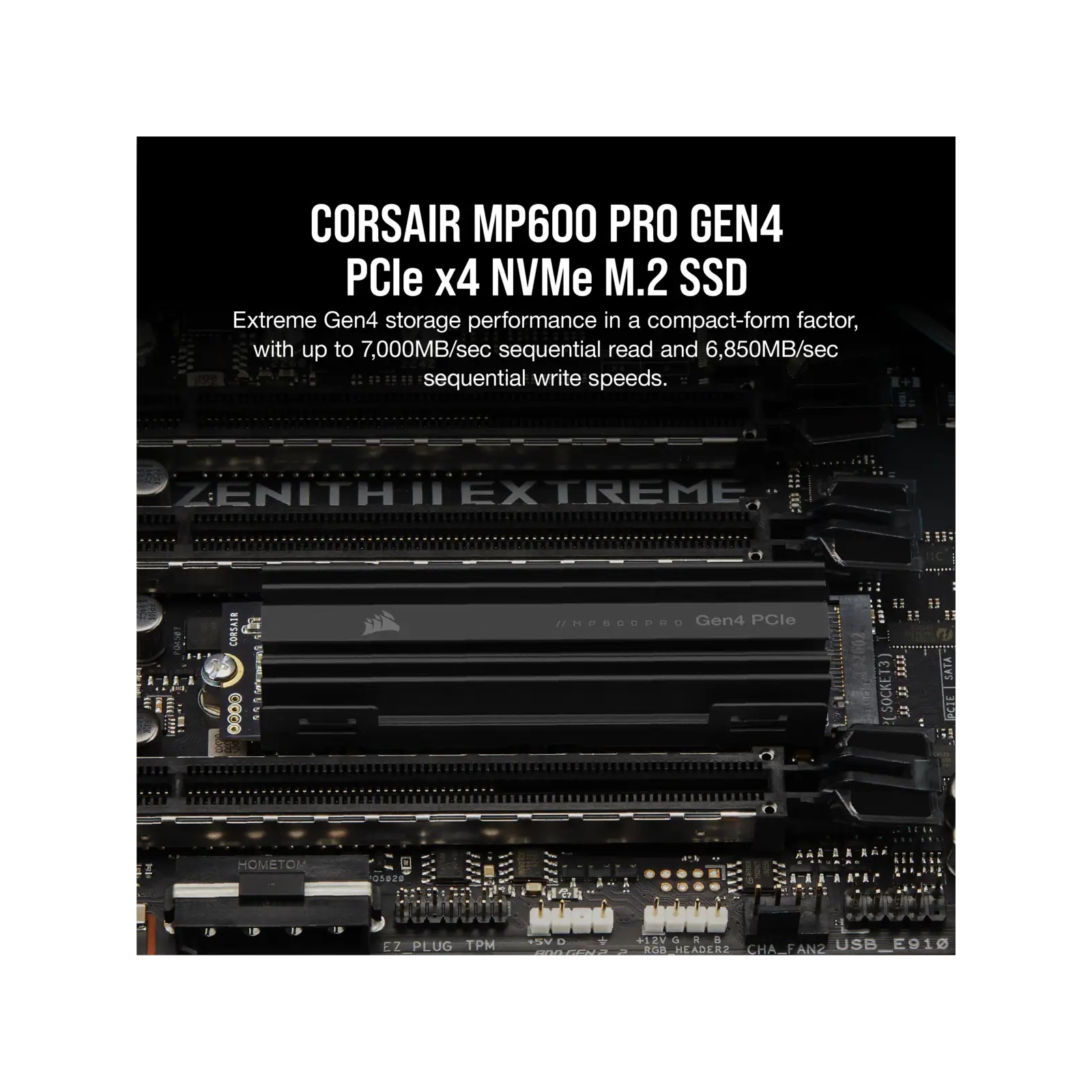 Накопитель SSD M.2 2280 1TB MP600PRO Corsair (CSSD-F1000GBMP600PRO) изображение 7