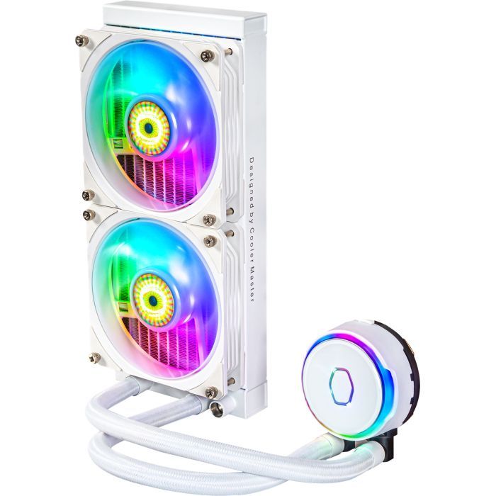 Система жидкостного охлаждения CoolerMaster MasterLiquid PL240 Flux White Edition (MLY-D24M-A23PZ-RW) изображение 4