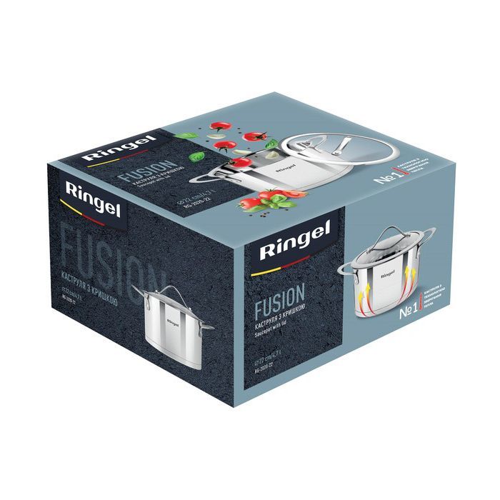 Кастрюля Ringel Fusion 4.7л (RG 2020-22) изображение 4