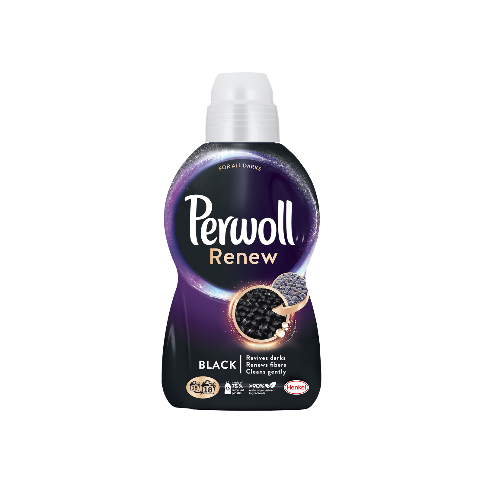 Гель для стирки Perwoll Renew Black для темных и чёрных вещей 2.97 л (9000101576030)