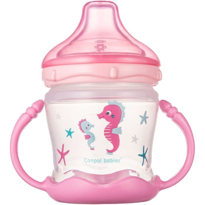 Поїльник-непроливайка Canpol babies Sweet fun 180 мл синя (57/300_blu)