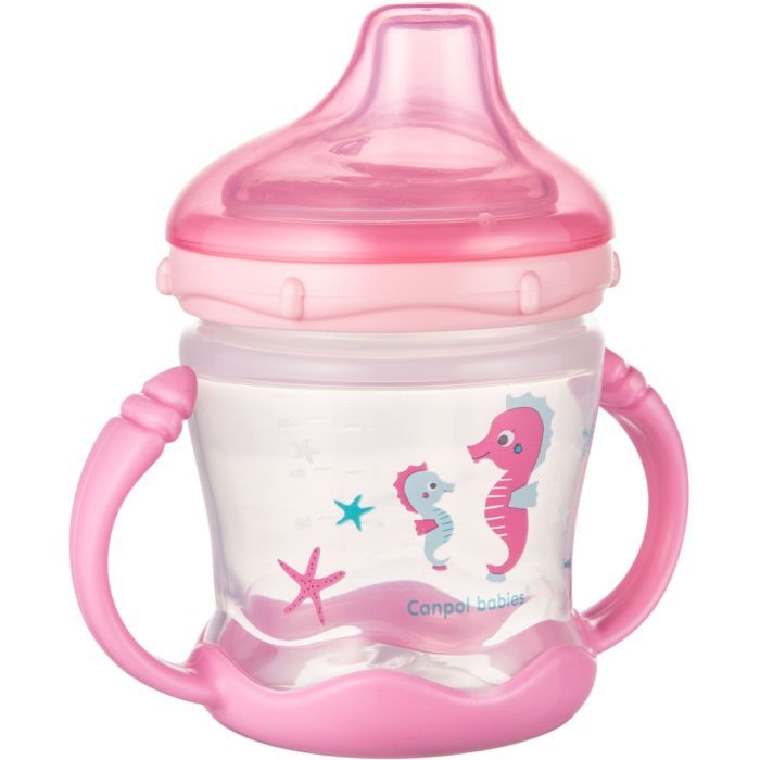 Поїльник-непроливайка Canpol babies Sweet fun 180 мл синя (57/300_blu) зображення 2