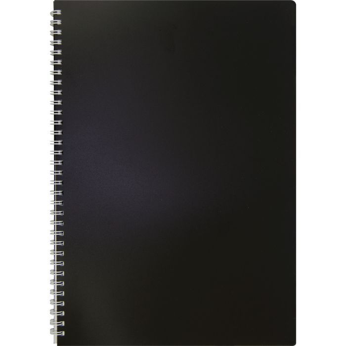 Тетрадь Buromax Classic А4 в клетку 80 листов Черный (BM.2446-001)