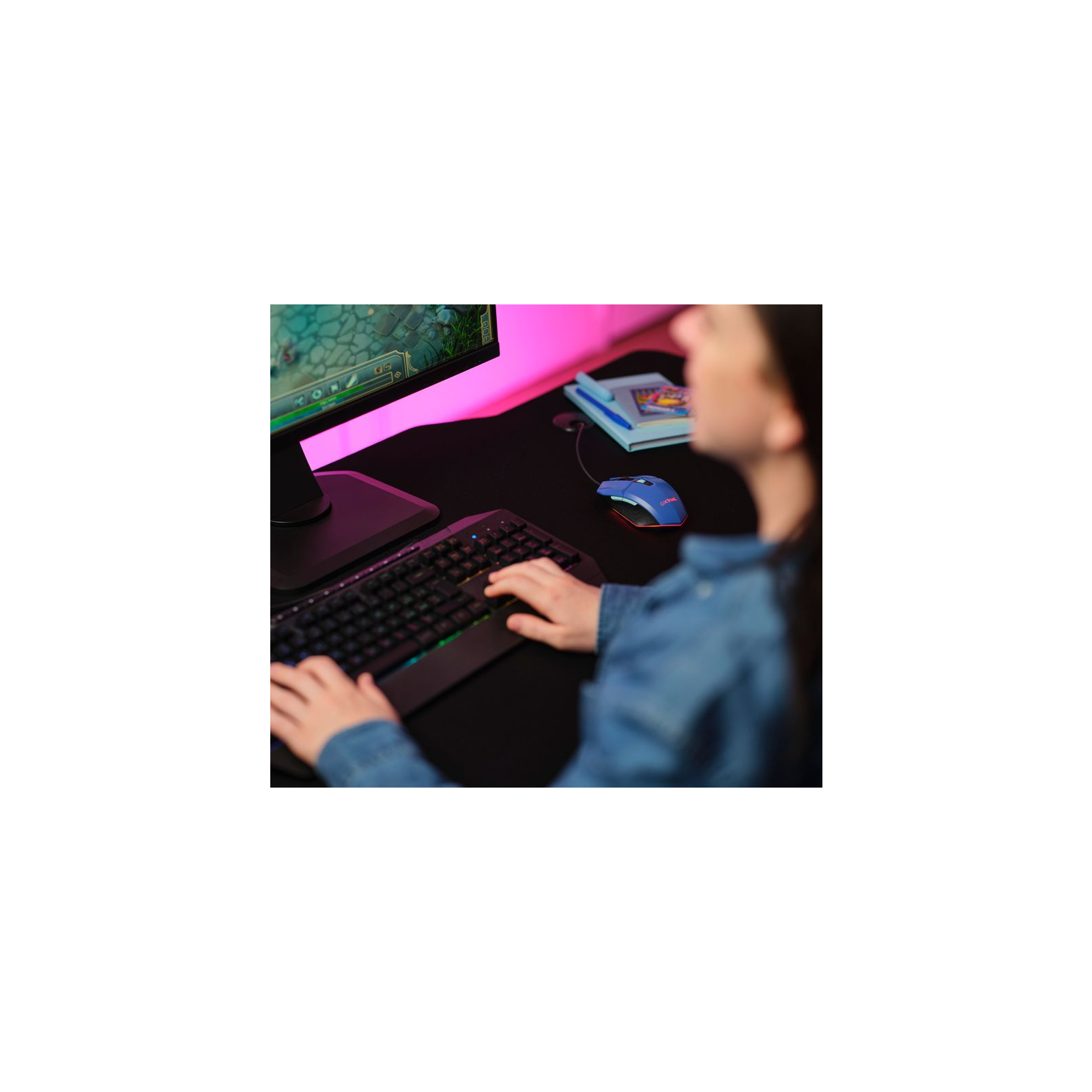 Мышка Trust GXT 109 Felox RGB Pink (25068) изображение 9