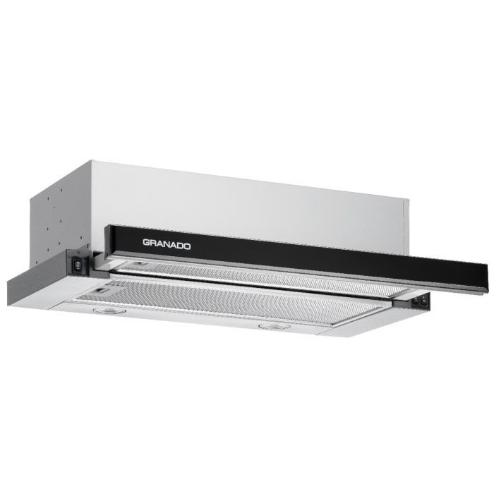 Вытяжка кухонная GRANADO Telde 603-700 inox black glass (GCH16371) изображение 2