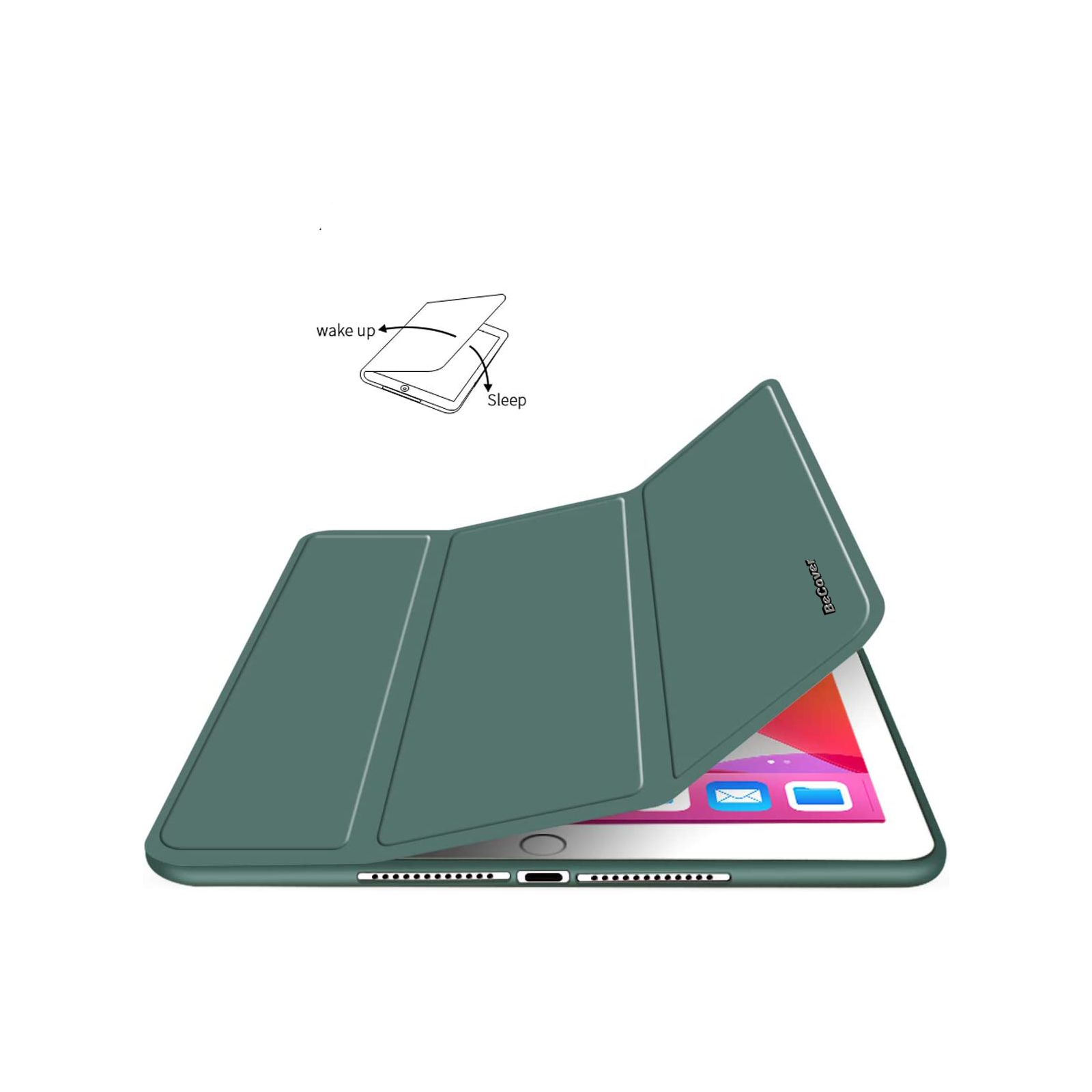 Чохол до планшета BeCover Tri Fold Soft TPU Silicone Apple iPad 10.9" 2022 Gray (708521) зображення 3
