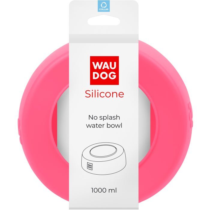 Посуд для собак WAUDOG Silicone Миска-непроливайка 1 л сіра (507911) зображення 4