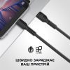 Дата кабель USB-C to Lightning 1.0m AR88 3A Black Armorstandart (ARM65287) изображение 3