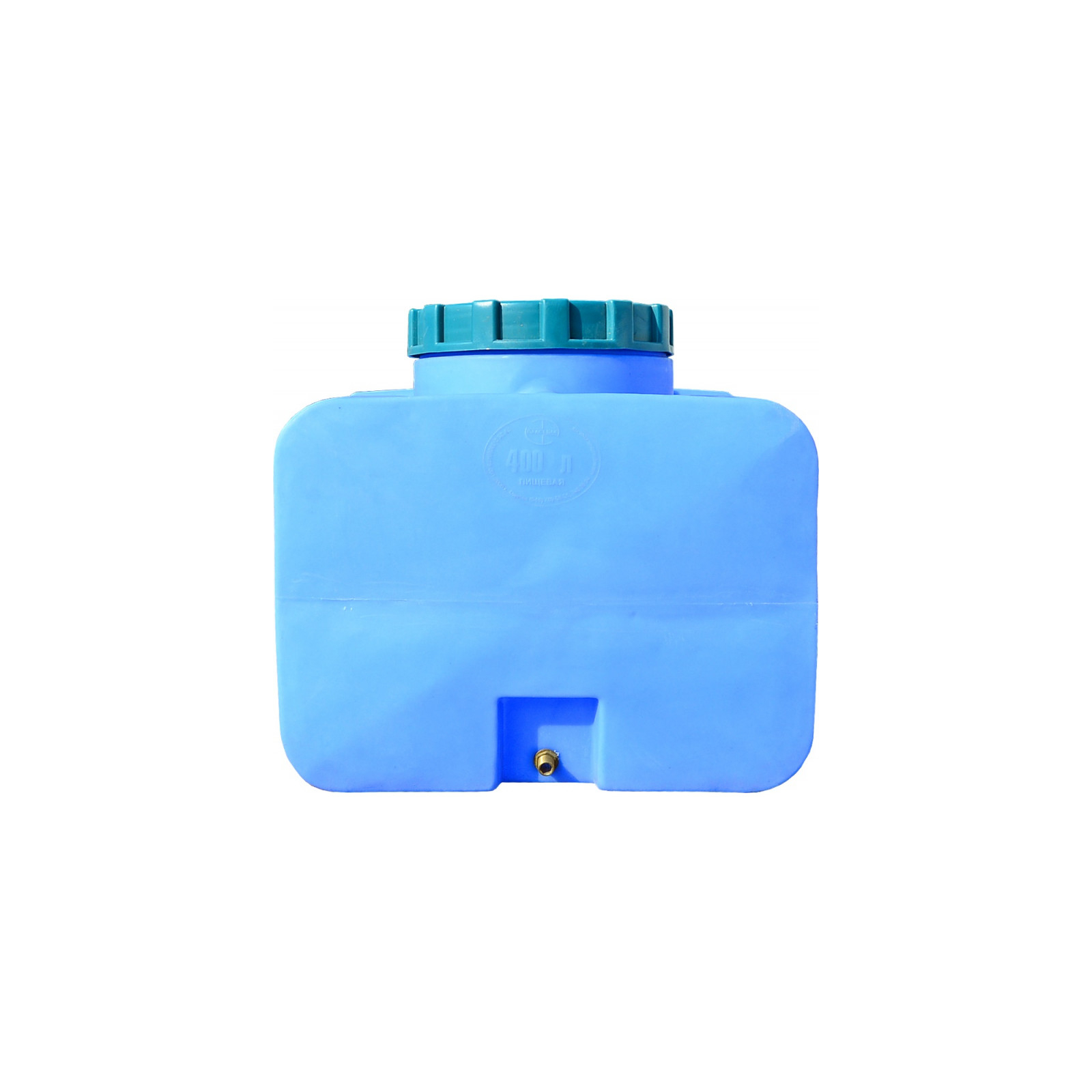 Емкость для воды Пласт Бак квадратная пищевая 100 л прямоугольная синяя (12453) изображение 2