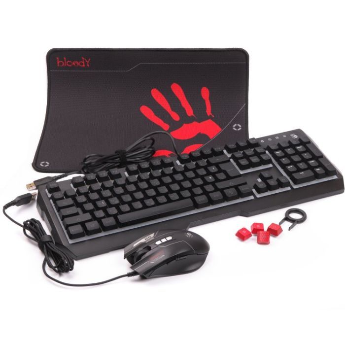 Комплект A4Tech Bloody B1700 USB Black (Bloody B1700 Black) изображение 5