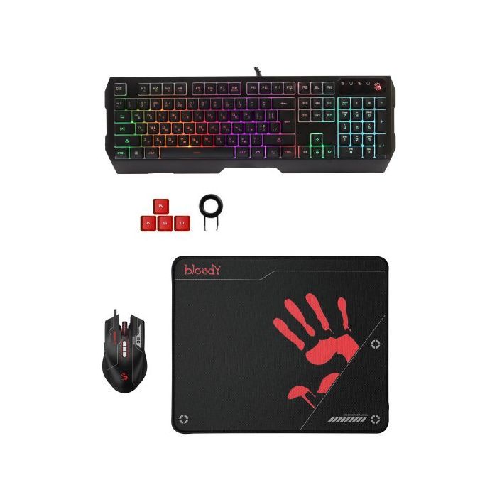 Комплект A4Tech Bloody B1700 USB Black (Bloody B1700 Black) изображение 6