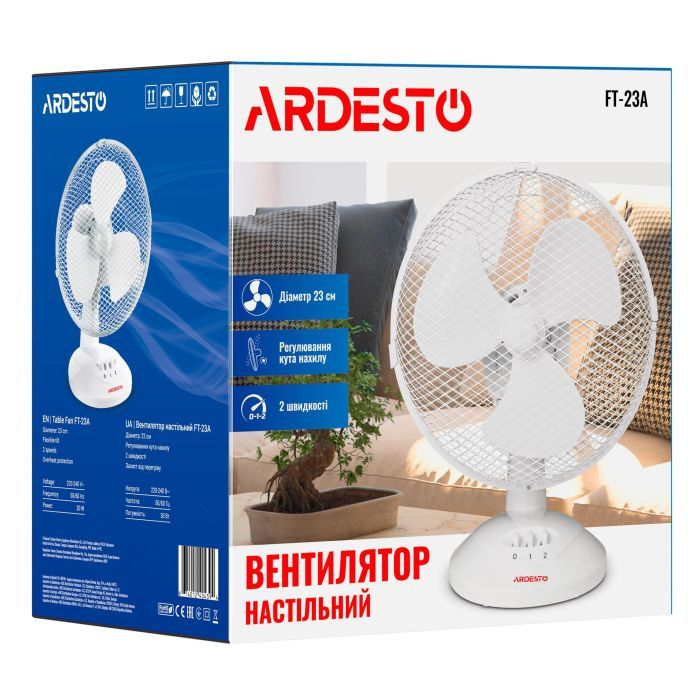 Вентилятор Ardesto FT-23A зображення 11