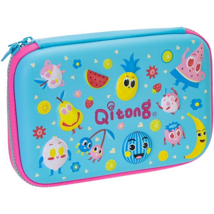 Пенал Cool For School 1 отделение с органайзером голубой (QT-5675-Blue)