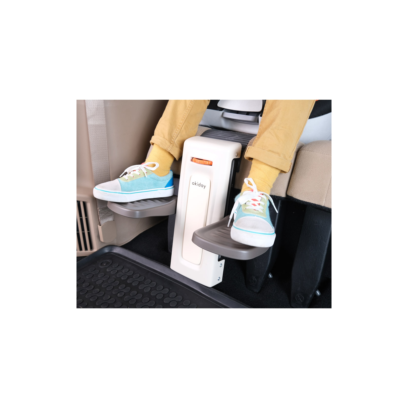 Аксесуар для автокрісла OKI Підставка для ніг, бежева (21951) зображення 8