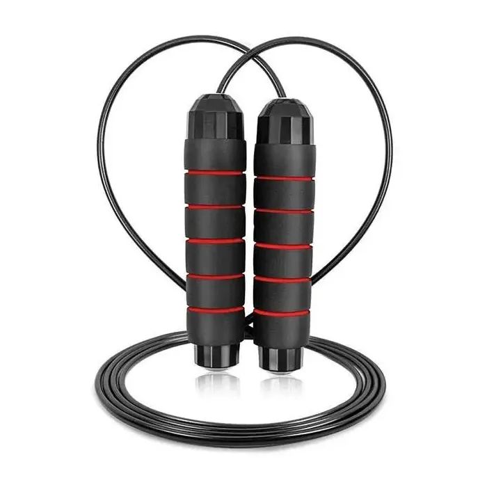 Скакалка PowerPlay 4210 швидкісна Чорна (PP_4210_Black/Red)