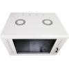 Шкаф настенный Eserver 6U, 600х350х370 (Ш*Г*В), стекло, серый (ES-Е635G) изображение 4