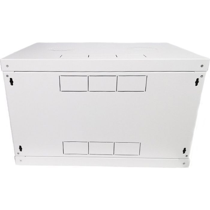 Шкаф настенный Eserver 6U, 600х350х370 (Ш*Г*В), стекло, серый (ES-Е635G) изображение 5