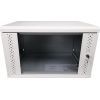 Шкаф настенный Eserver 6U, 600х350х370 (Ш*Г*В), стекло, серый (ES-Е635G)