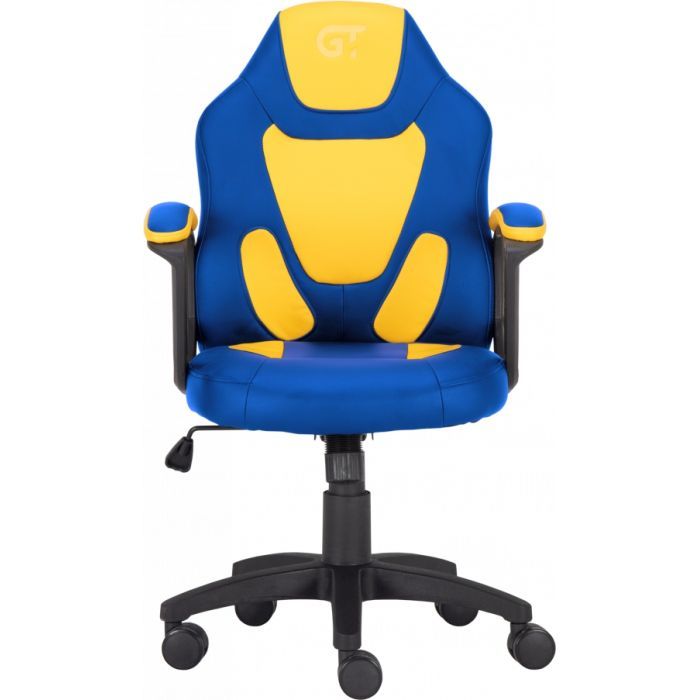 Кресло игровое GT Racer X-1414 Black/Light Blue изображение 2