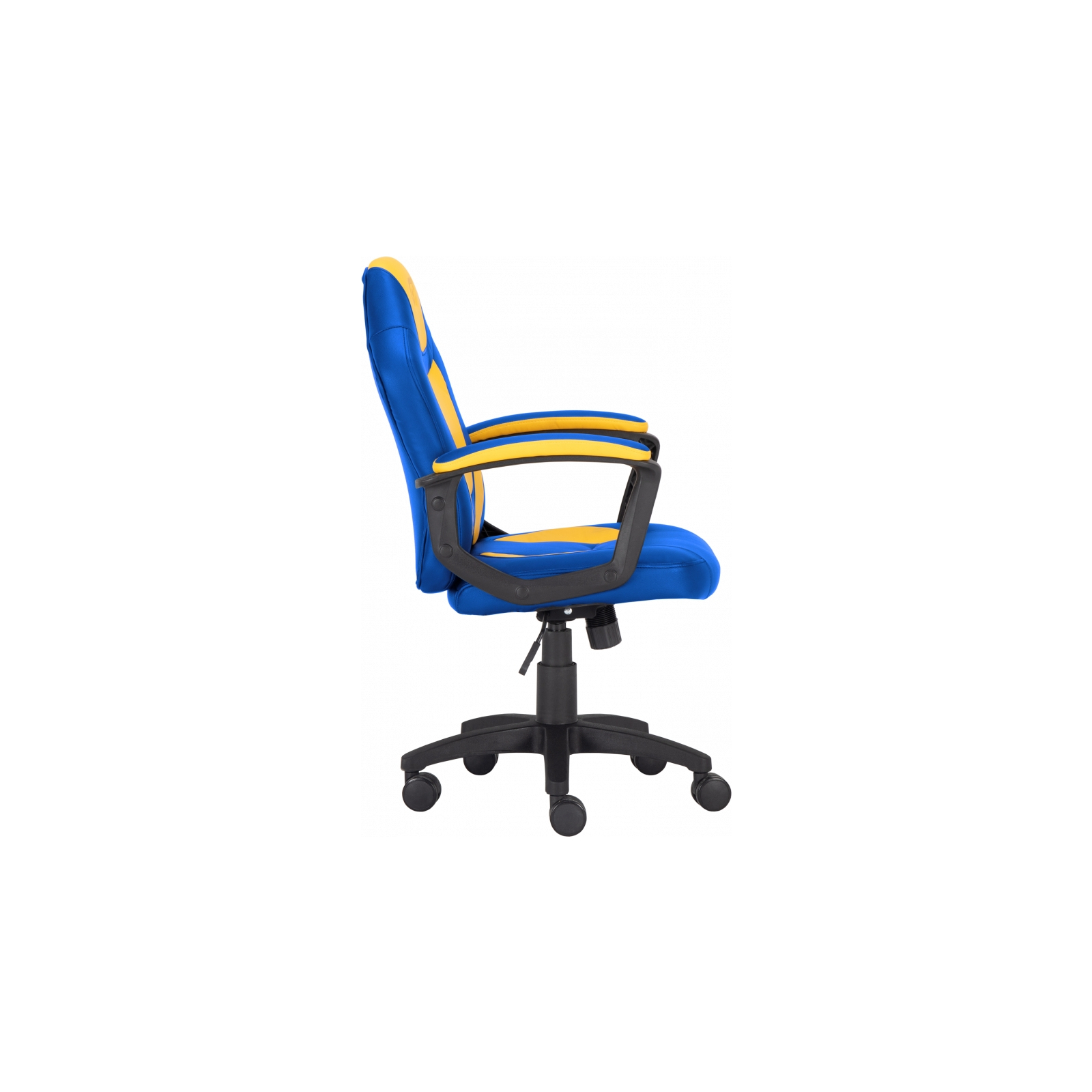 Крісло ігрове GT Racer X-1414 Blue/Yellow зображення 3