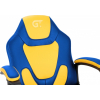 Крісло ігрове GT Racer X-1414 Blue/Yellow зображення 6
