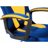 Крісло ігрове GT Racer X-1414 Blue/Yellow зображення 7