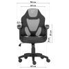 Кресло игровое GT Racer X-1414 Blue/Yellow изображение 9
