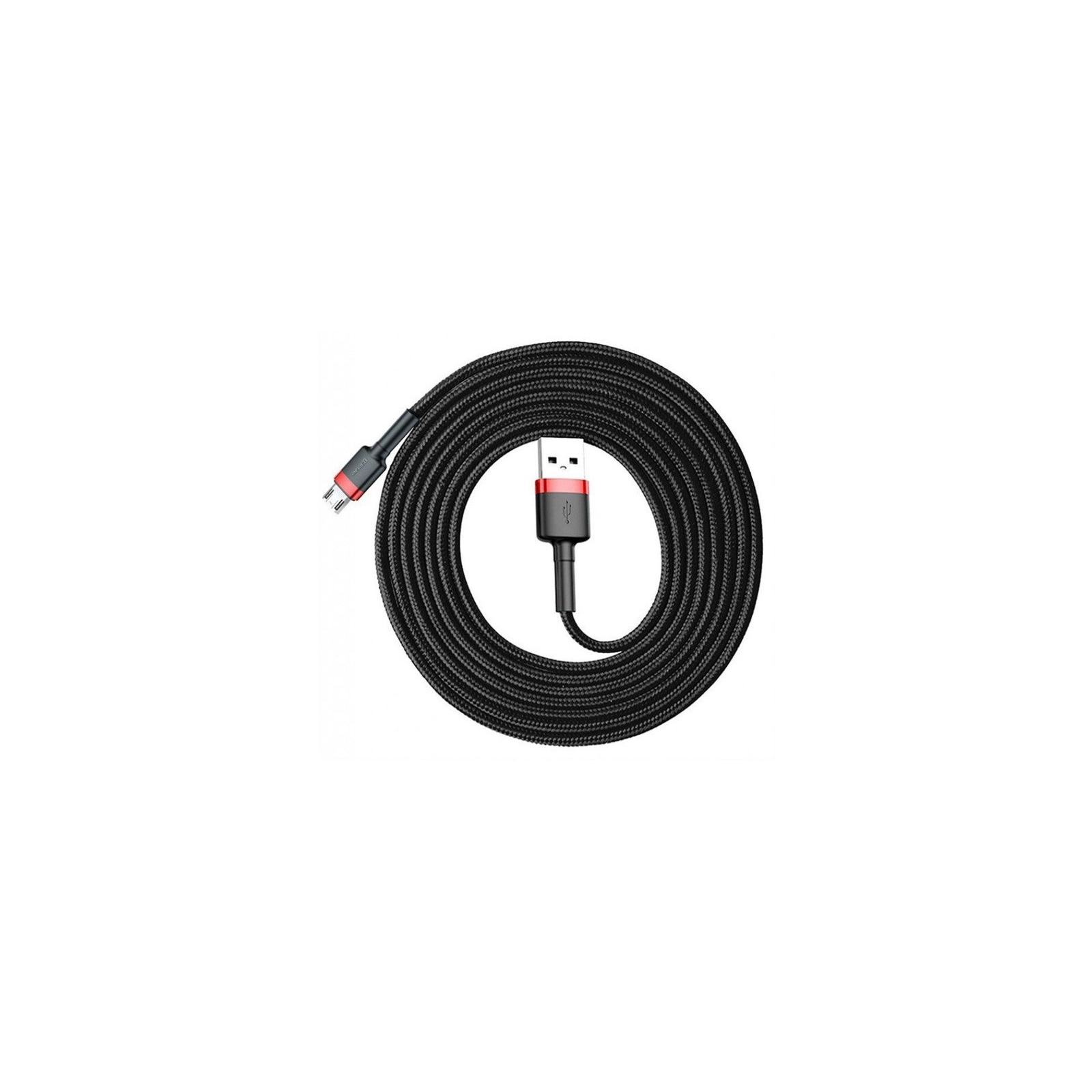 Дата кабель USB 2.0 AM to Micro 5P 1.0m Black-Red Baseus (514488) изображение 2