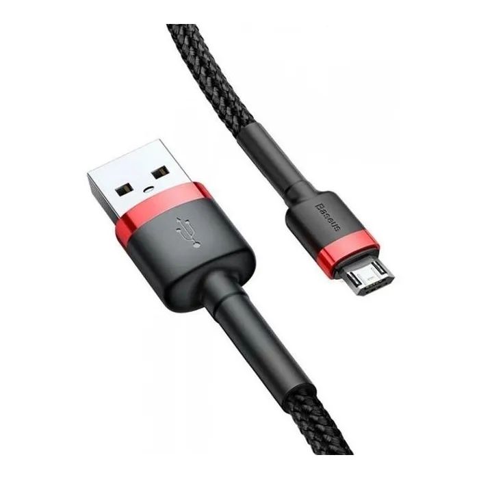 Дата кабель USB 2.0 AM to Micro 5P 1.0m Black-Red Baseus (514488) изображение 3