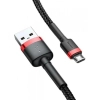 Дата кабель USB 2.0 AM to Micro 5P 1.0m Black-Red Baseus (514488) изображение 3