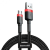 Дата кабель USB 2.0 AM to Micro 5P 1.0m Black-Red Baseus (514488)