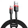 Дата кабель USB 2.0 AM to Micro 5P 1.0m Black-Red Baseus (514488)