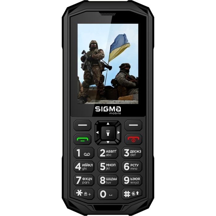 Мобильный телефон Sigma X-treme PA68 Black Red (4827798466520)