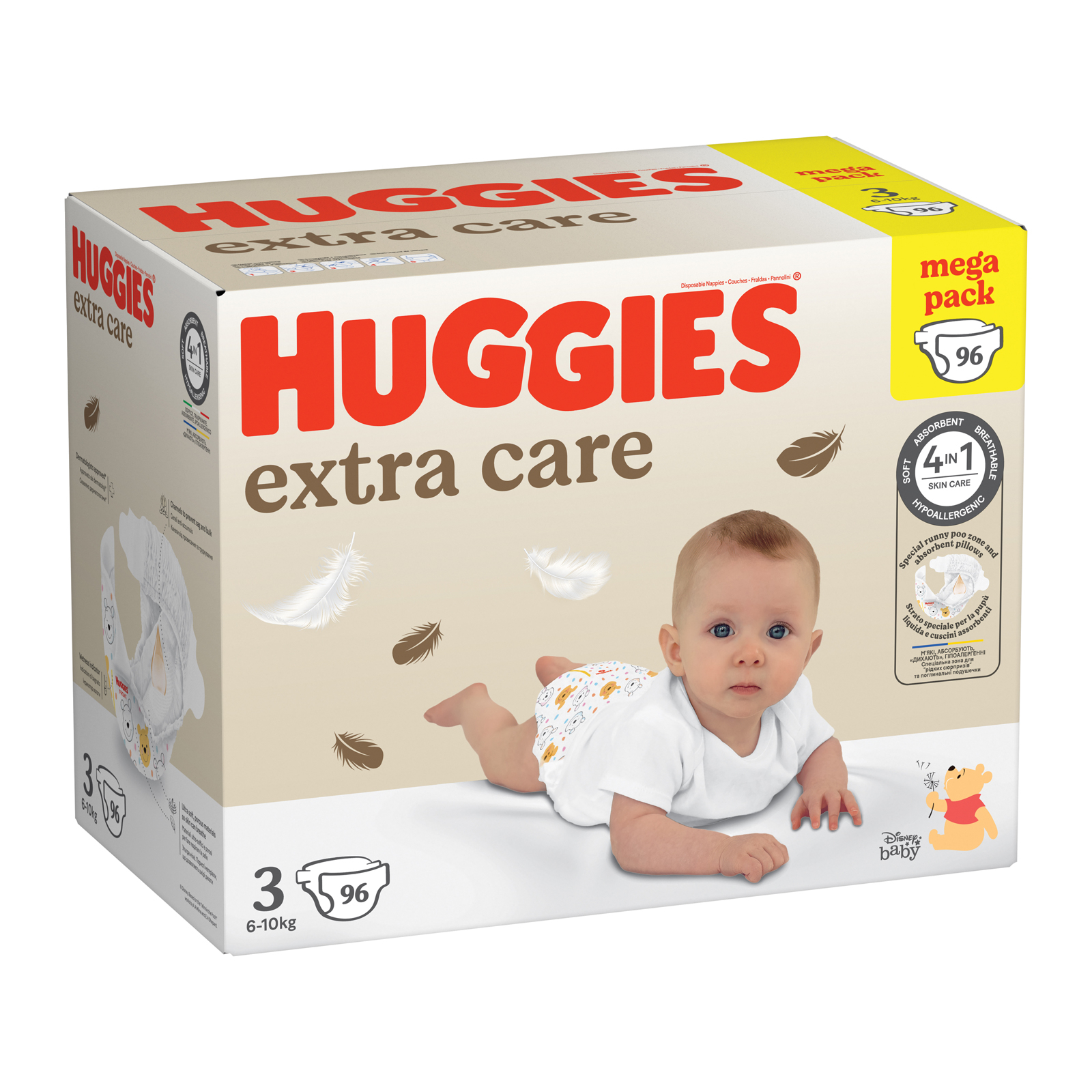 Підгузки Huggies Extra Care Size 3 (6-10 кг) 40 шт (5029053574400) зображення 2