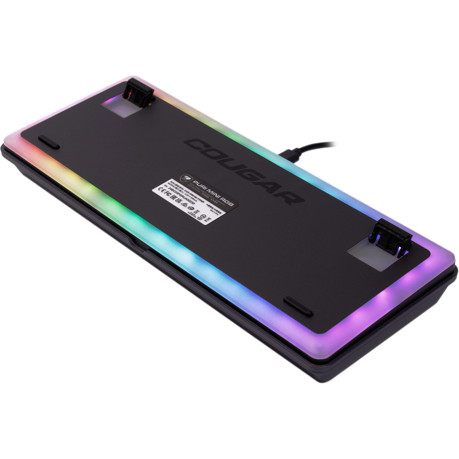Клавіатура Cougar Puri Mini RGB USB Black (Puri Mini RGB) зображення 4