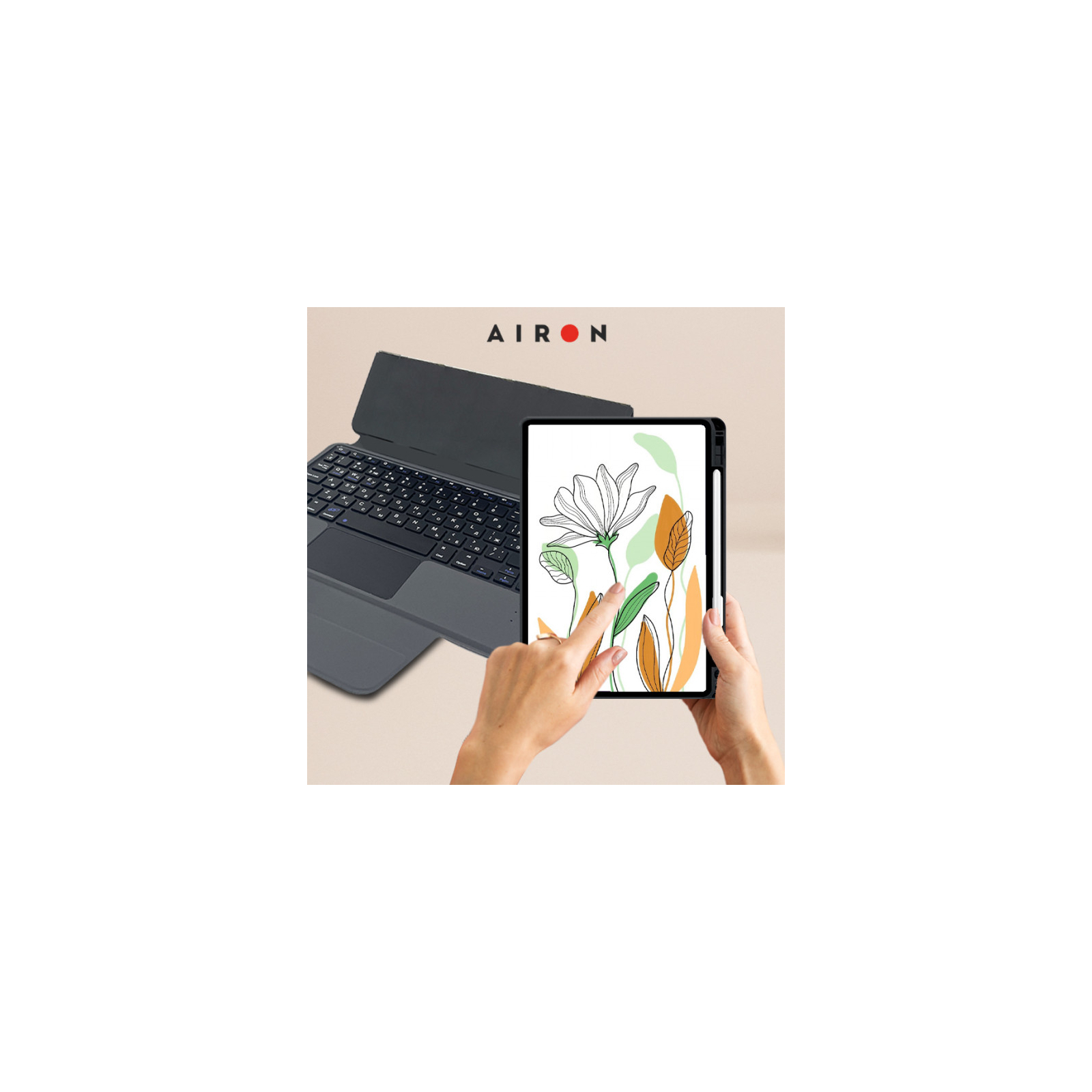 Чехол для планшета AirOn Premium Lenovo Tab M10 Plus 3Gen 2022 10.6" with Keyboard (4822352781100) изображение 11