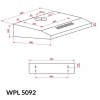 Витяжка кухонна Weilor WPL 5092 WH зображення 9