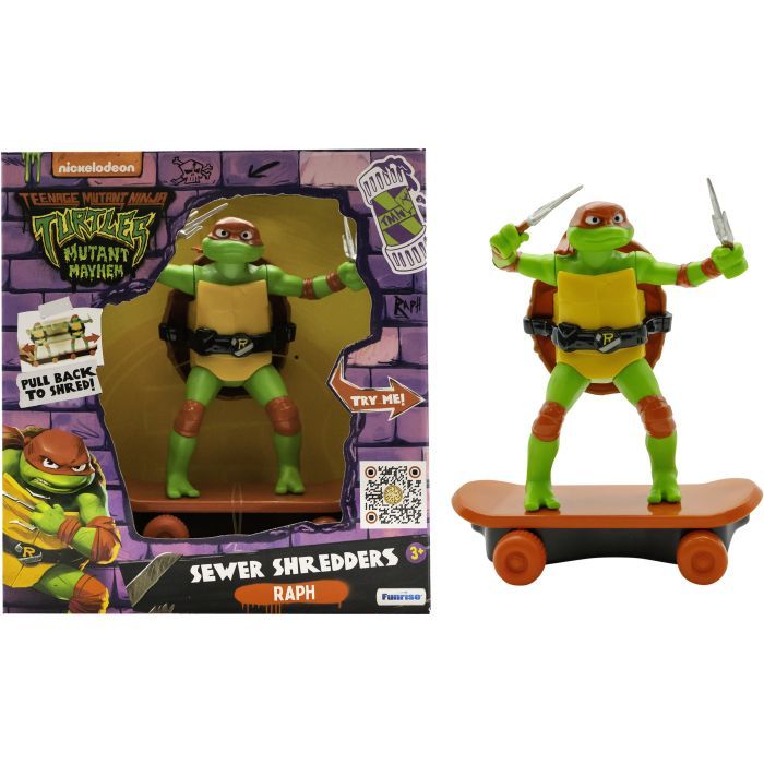 Ігровий набір Funrise TMNT Черепашки-ніндзя класичні Майстри бойових мистецтв Рафаель movie star 2023 (71056) зображення 2