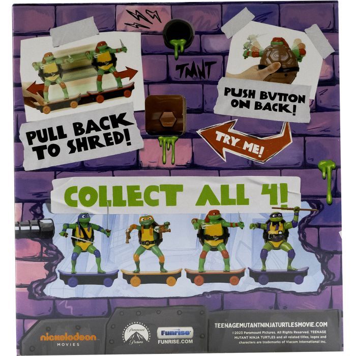 Ігровий набір Funrise TMNT Черепашки-ніндзя класичні Майстри бойових мистецтв Рафаель movie star 2023 (71056) зображення 5