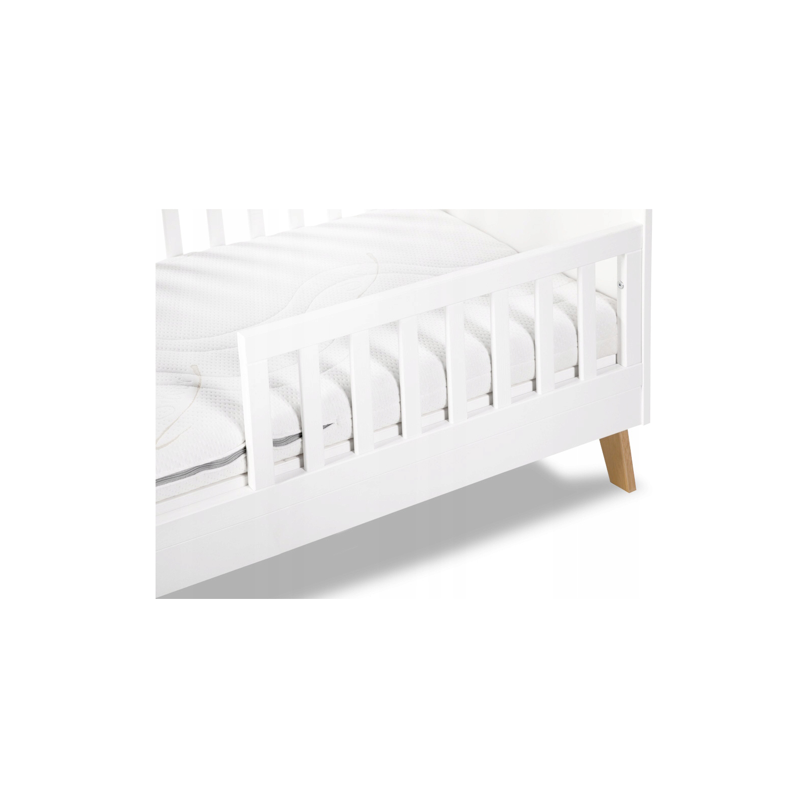 Кроватка Klups Noah с перегородкой 120 х 60 см Белая (NOAH1) изображение 3